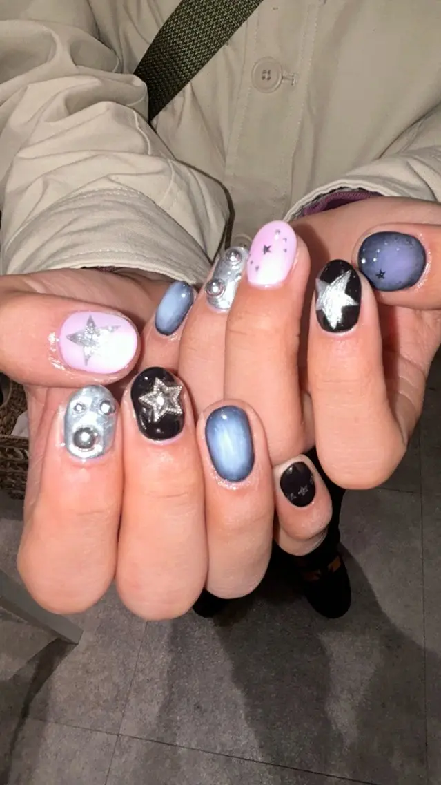 ネイル ハンドネイル mira☼ 𐦍 ☼ nailのネイルデザイン