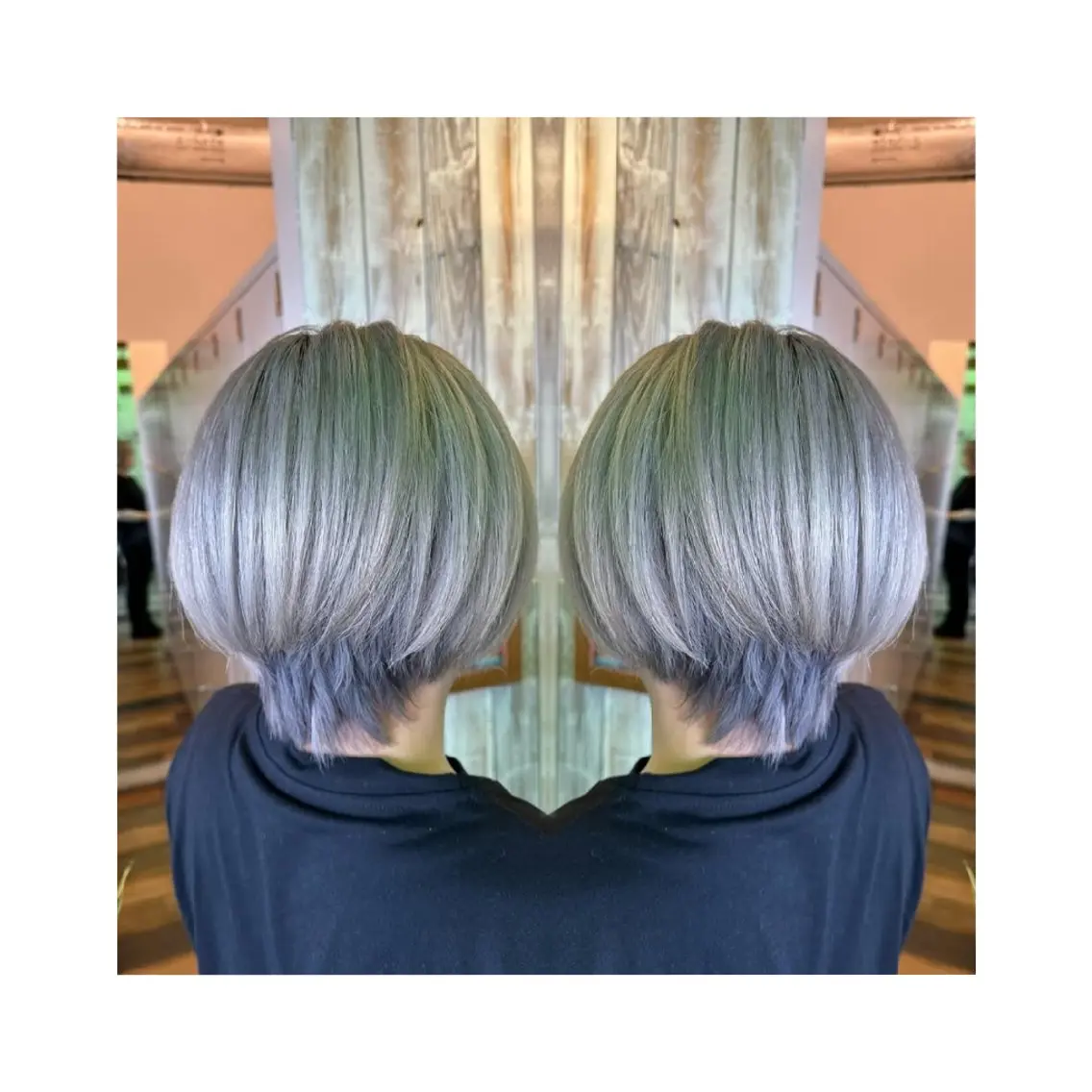 カラー ショート カラー💞ᩚ髪質改善 臼井暖音のヘアスタイル