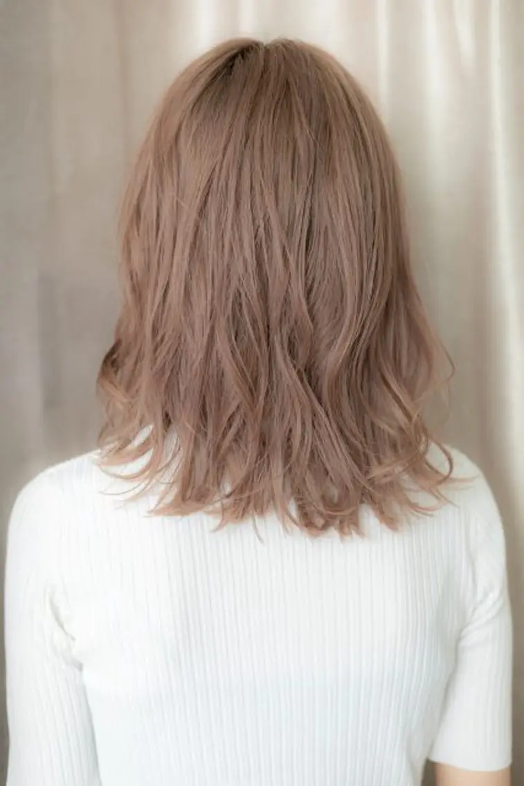ミディアム カラー パーマ クセ毛解決💠艶髪 縮毛矯正💠棚村竜太のヘアスタイル