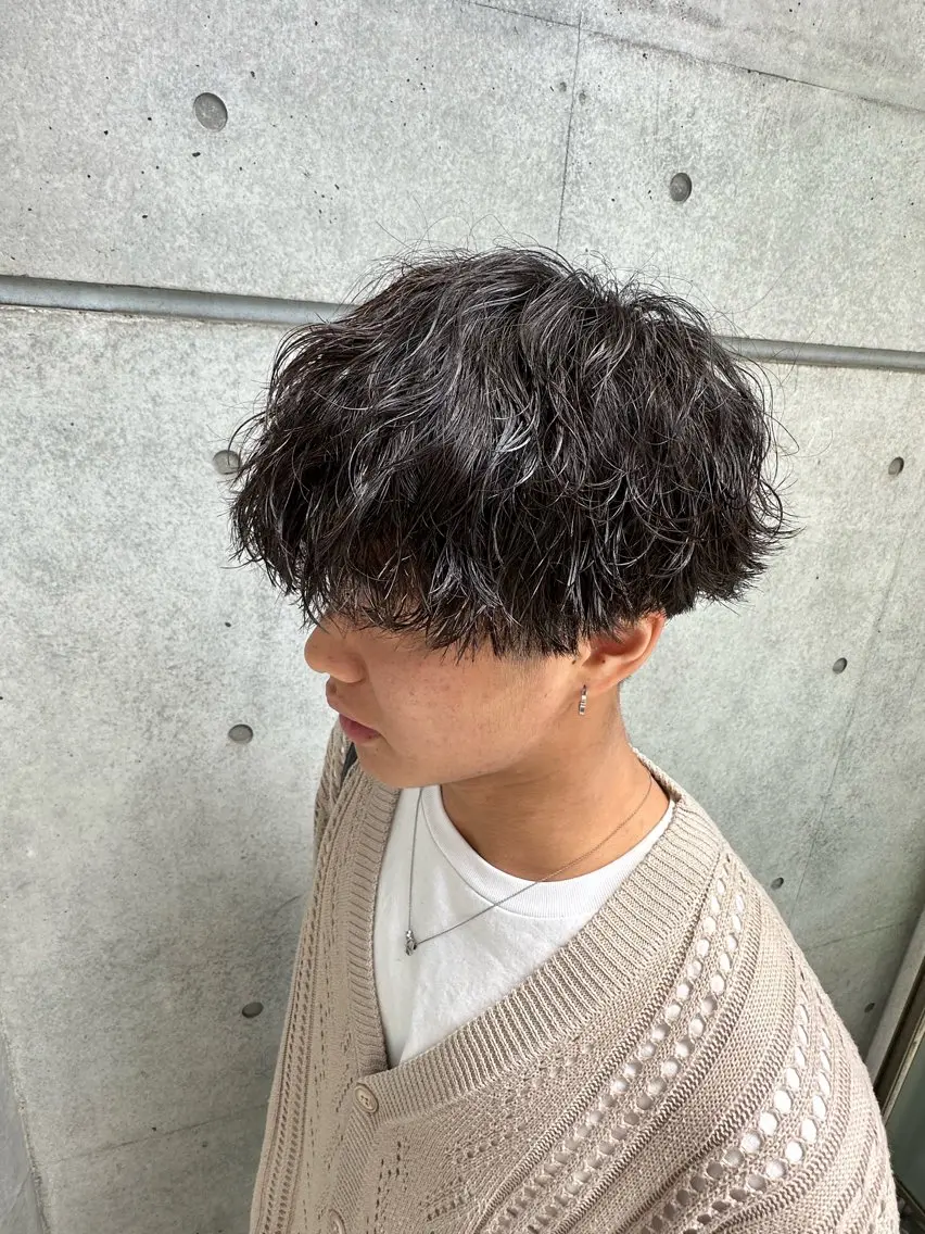 パーマ メンズ メンズパーマ 波巻きパーマ 👑MRN👑 HIROMIのヘアスタイル