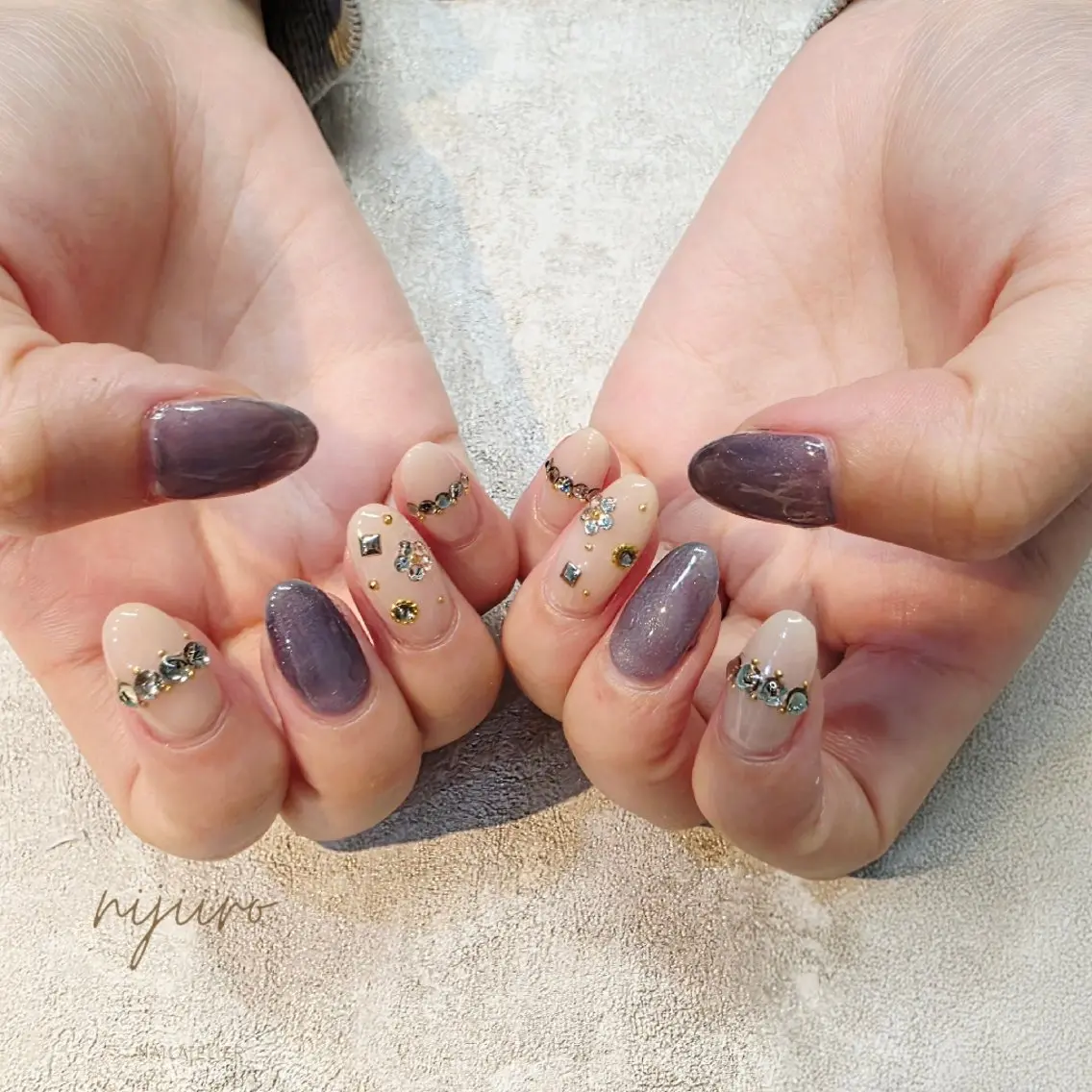 ネイル ハンドネイル nijiiro🌈 サトウのネイルデザイン