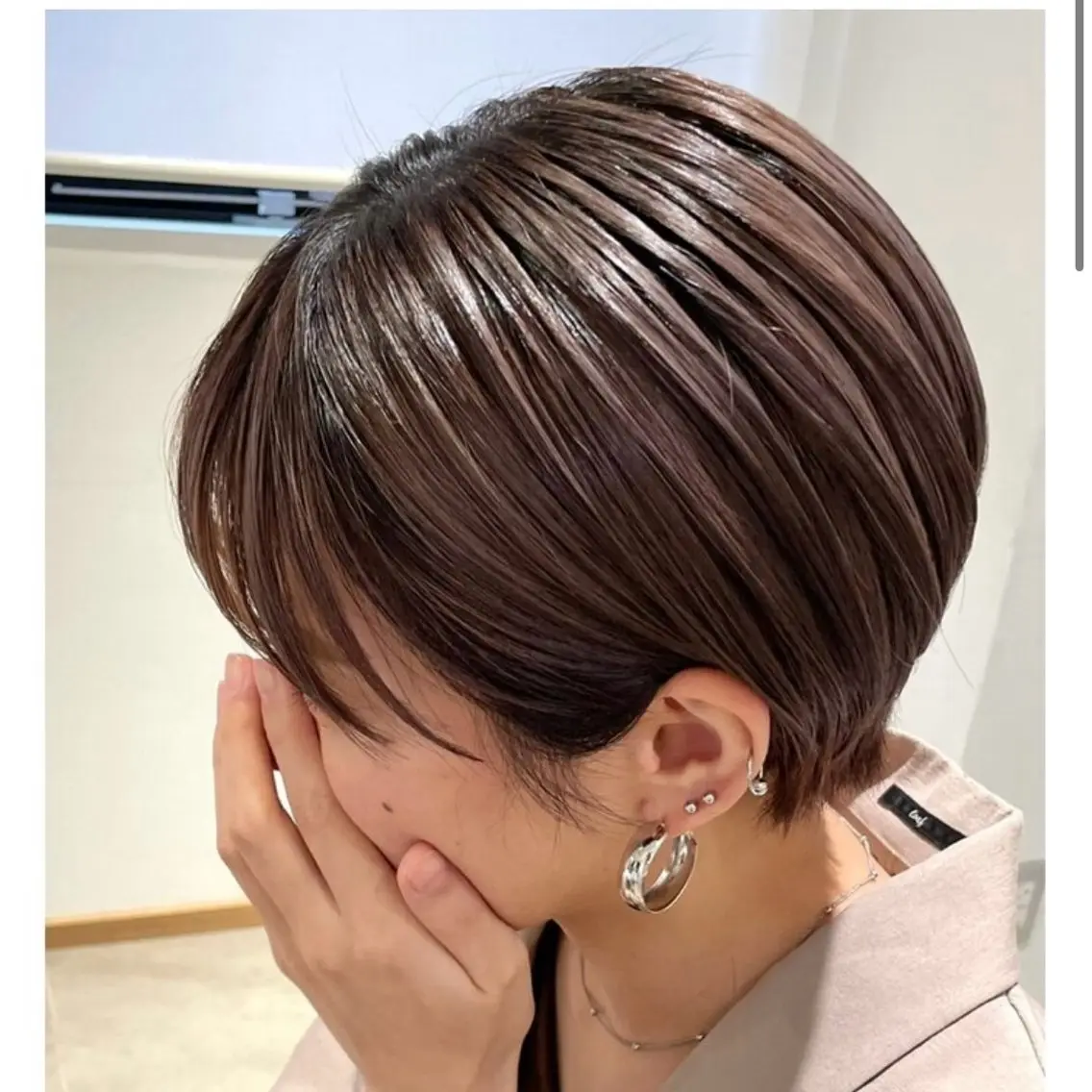ショート 丸みショート ショートヘア 🎯🦖ʜᴀɴᴀ 似合わせショート🌷のヘアスタイル