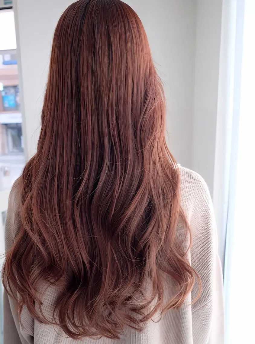 カラー ブリーチ オレンジ ピンクカラー 田中 さとしのヘアスタイル