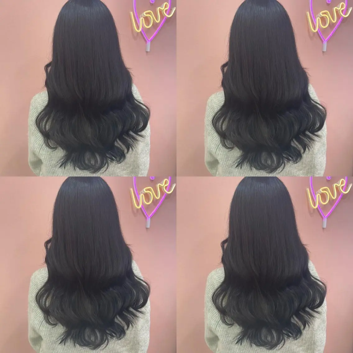 ロング カラー 黒髪 ナチュラルブラック 🌷MAYU 🌷のヘアスタイル