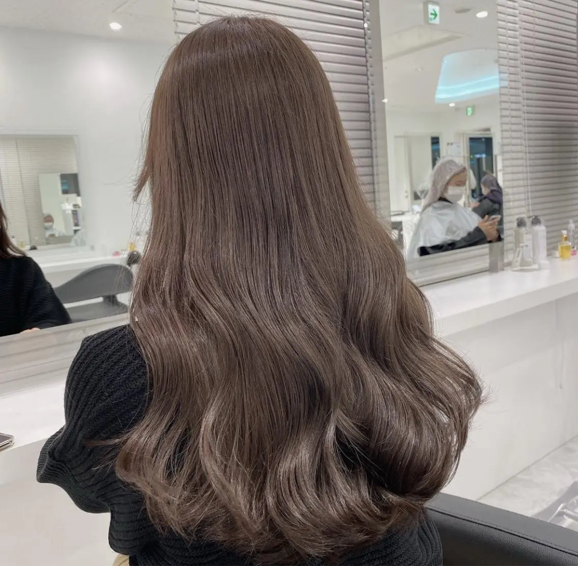 ✂️メンテナンスカット➕🧡まろっと艶カラー🍩➕ハホニコトリートメント💫🩵の写真