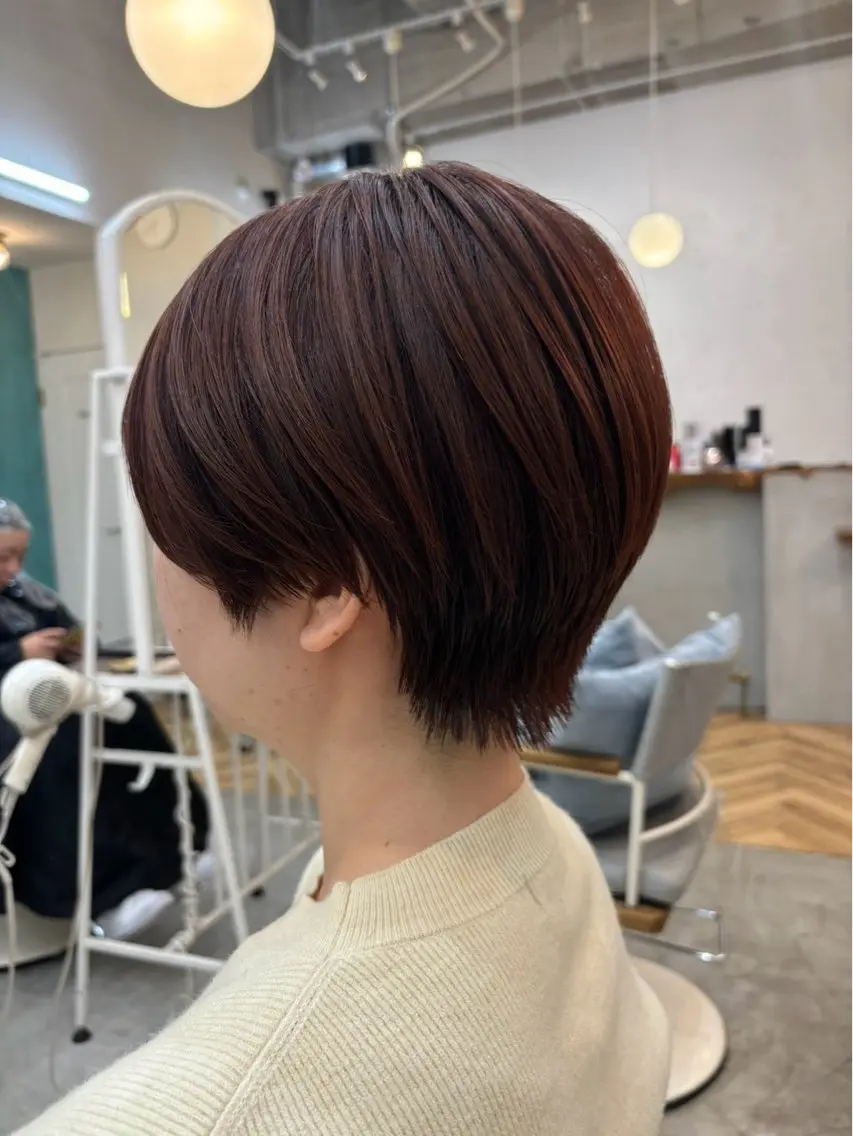 カラー ヘアカラー アギレ ミノリのヘアスタイル