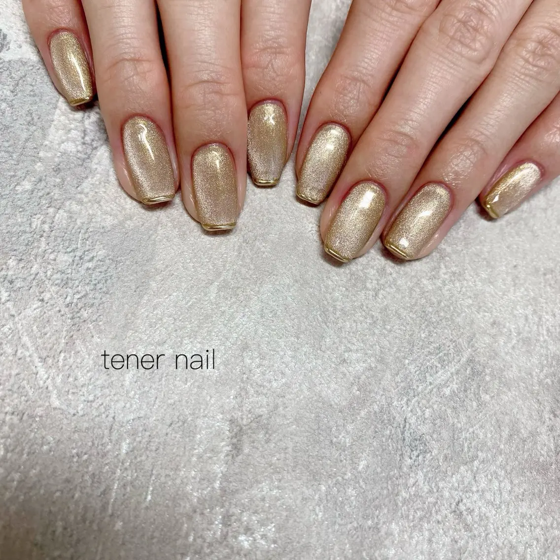 ネイル フレンチネイル マグネットネイル ミラーネイル ハンドネイル テネルネイル tener nailのネイルデザイン