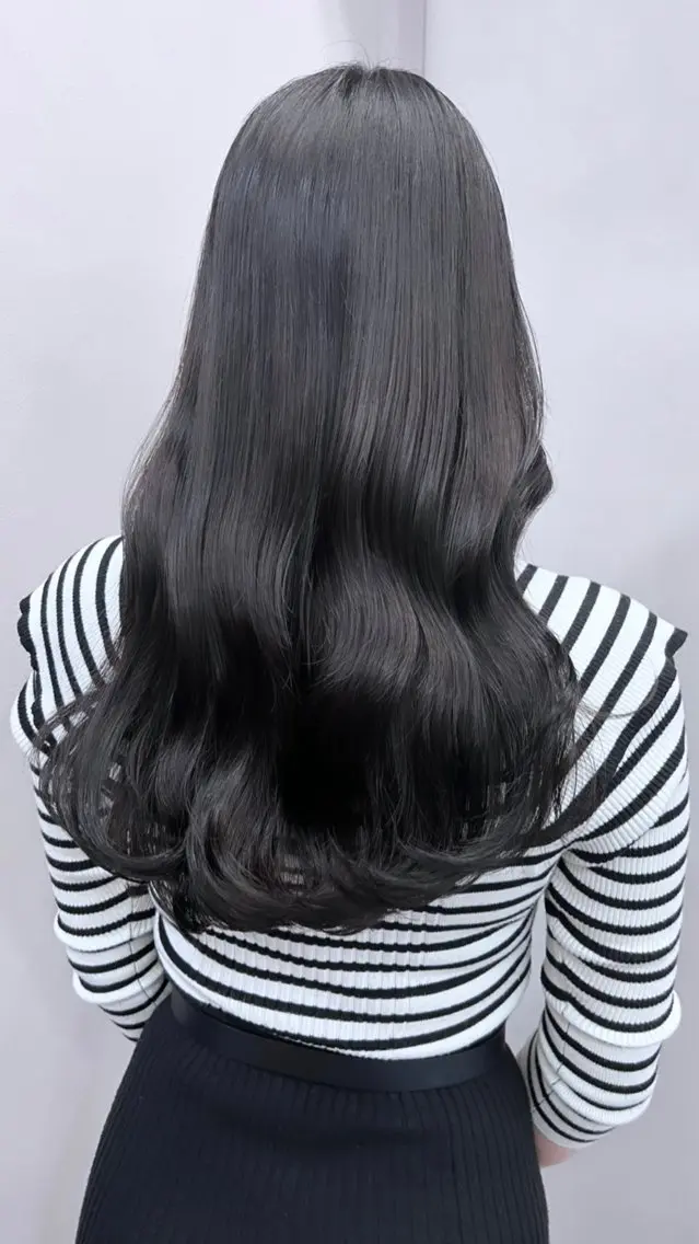 ロング ヨシンモリ 韓国風ヘア 橋口 亮平のヘアスタイル