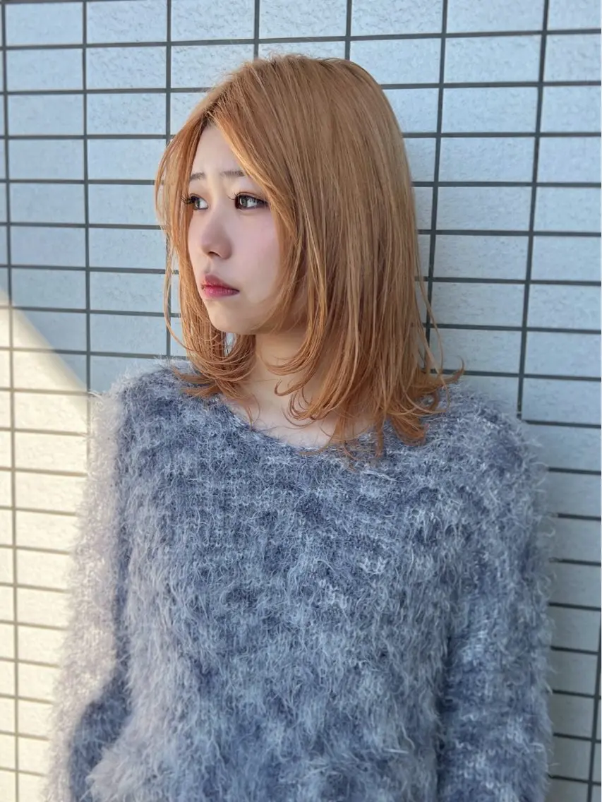 セミロング カラー ryuma/ボブ /透明感カラーのヘアスタイル