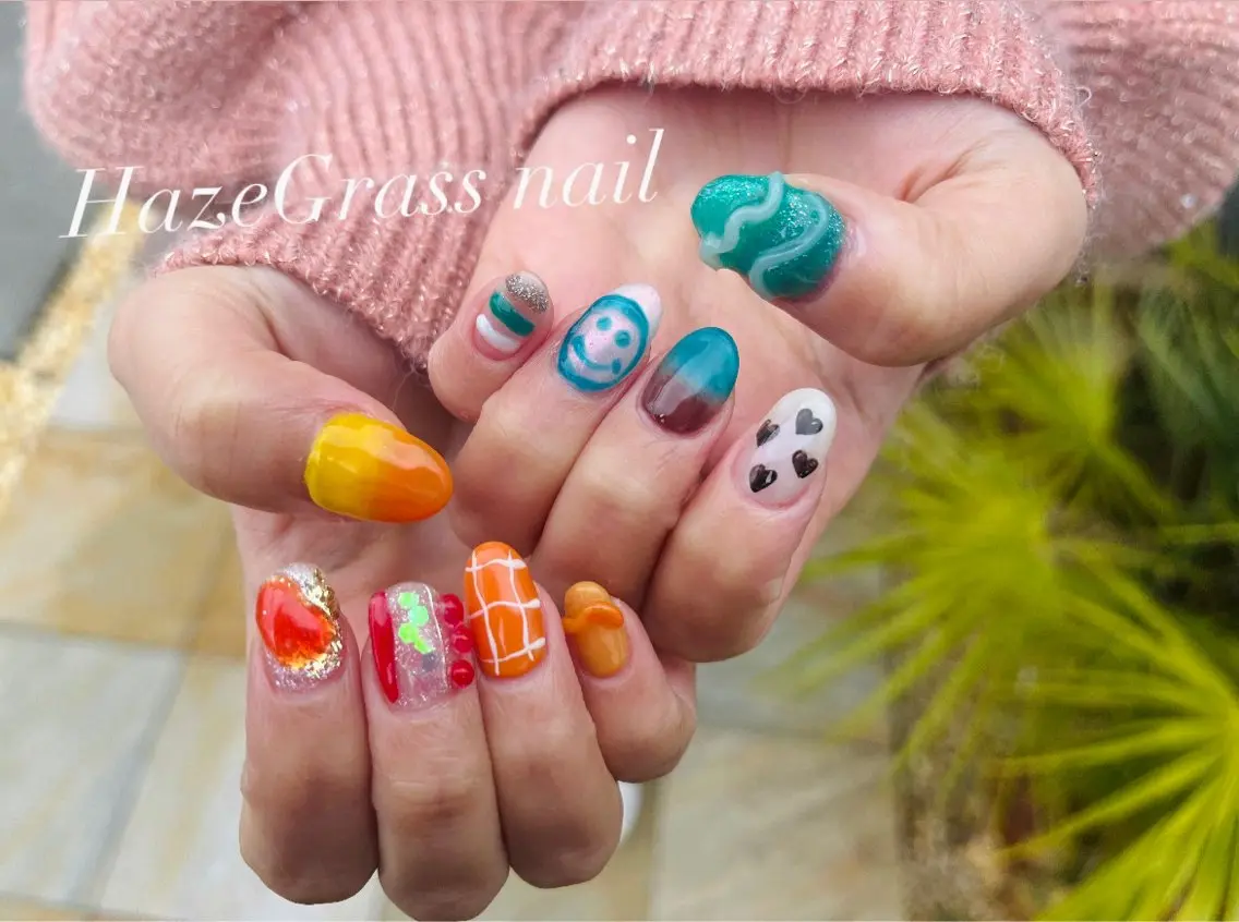 ネイル ハンドネイル HazeGrass NAILのネイルデザイン