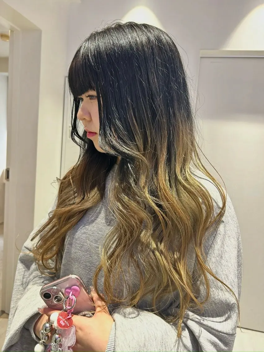 グラデーションカラー+2stepトリートメントの写真