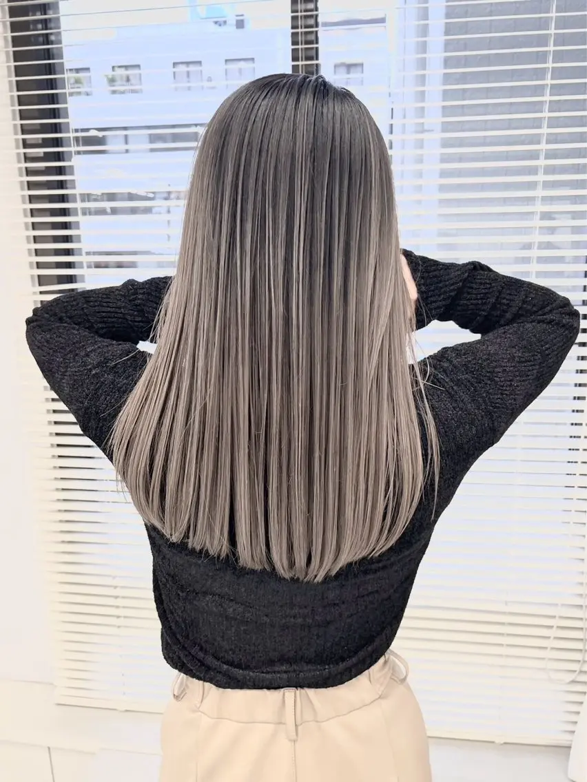 💎✨【ケアブリーチ込】💎✨ バレイヤージュ/シャドールーツ💖👑の写真