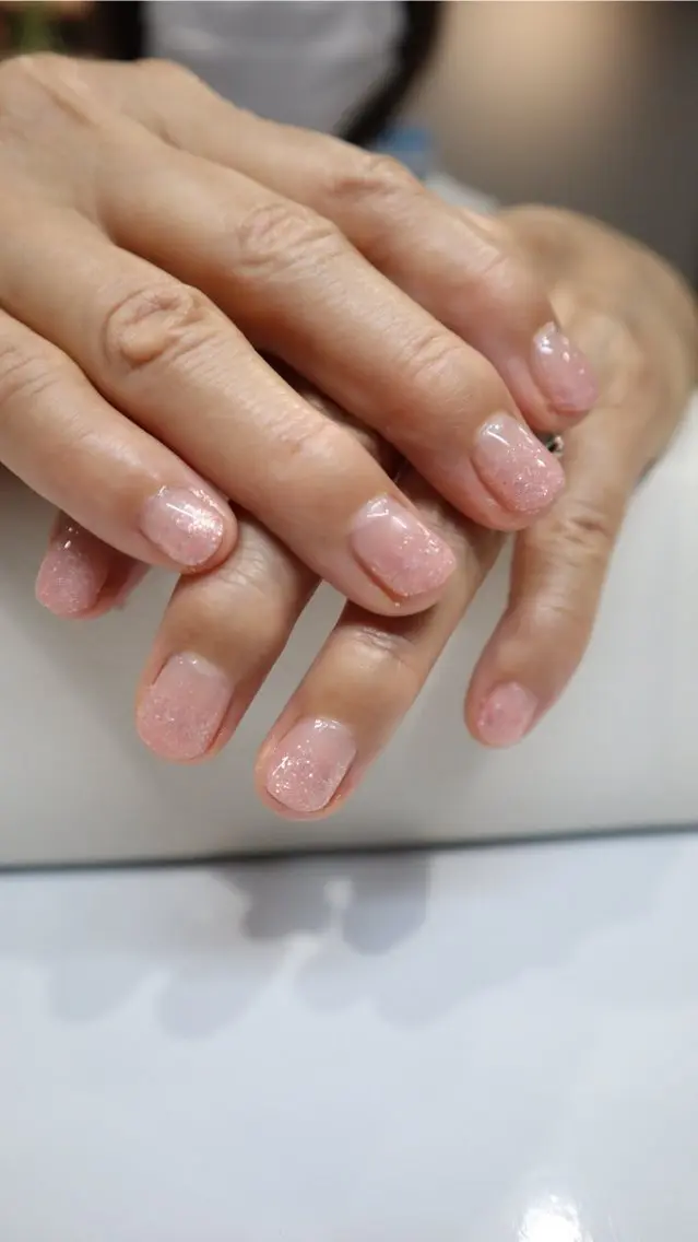 ネイル グラデーション ラメ(グリッター) ラメグラデーション JEWELSALON 南雲のネイルデザイン