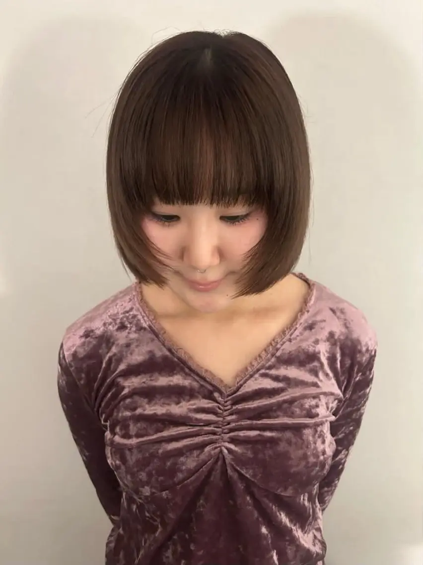 ショート 顔周りカット haru kaのヘアスタイル
