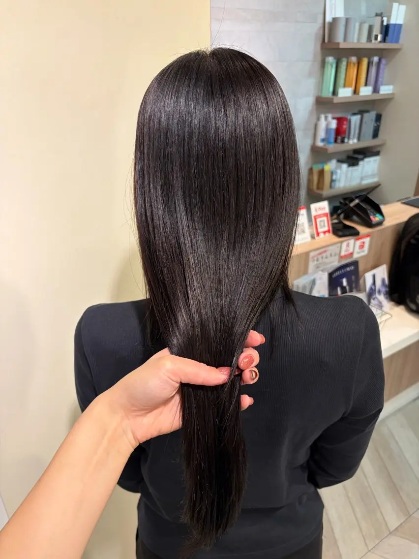 ロング カット ヘアカラー 木村 澪奈のヘアスタイル