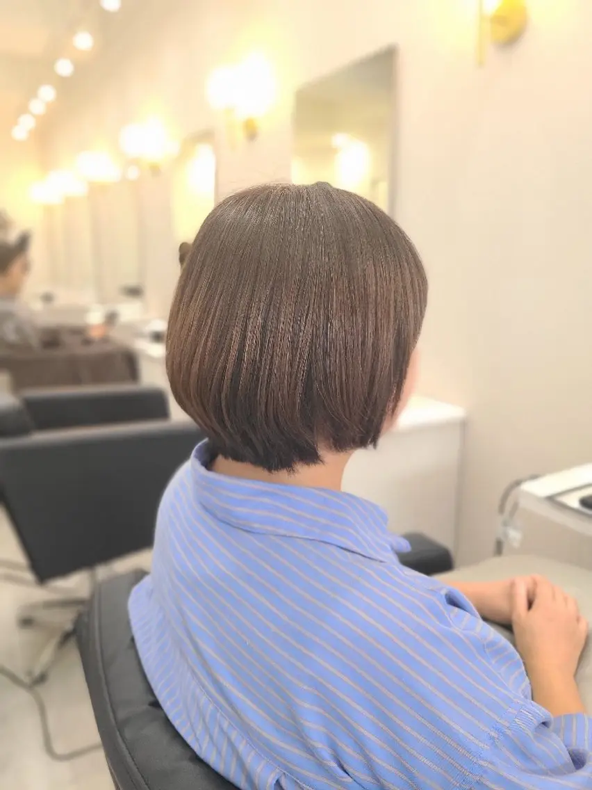 ショート ショートボブ ボブ ショートヘア カット 桐島 令奈のヘアスタイル