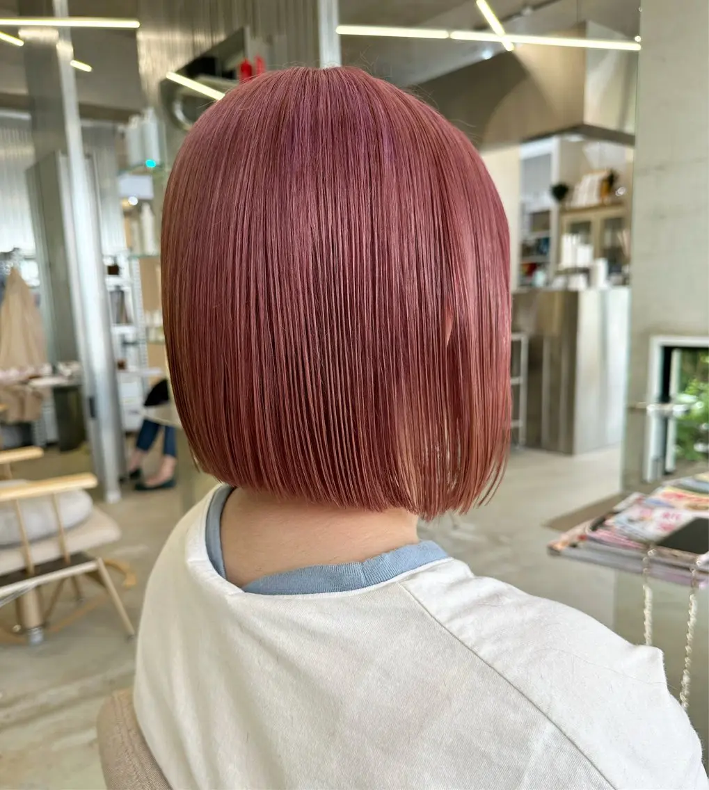 ミディアム カラー ブリーチ SLOW🫧 ルナ🫧のヘアスタイル
