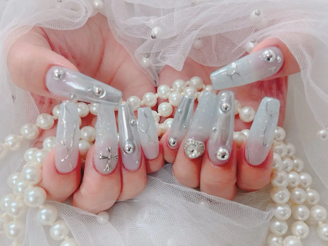 ネイル ネイルチップ ✨原宿✨nail 🎀KOMOMO🎀のネイルデザイン