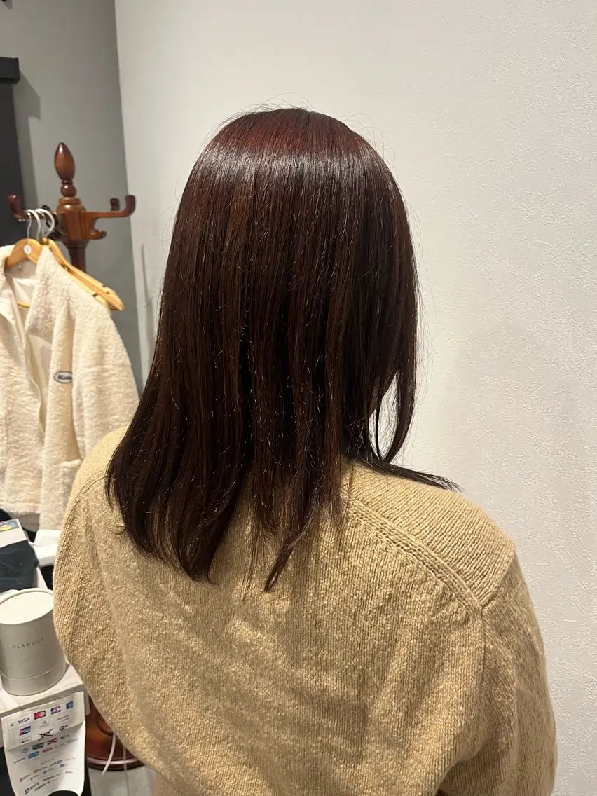 セミロング ヘアカラー 小堀 いぶきのヘアスタイル