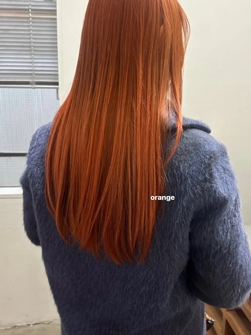 ロング カラー ブリーチ ダブルカラー ブリーチなしカラー ヘアカラー トリートメント 暖色カラー/レイヤー 🌙 オノユリカのヘアスタイル