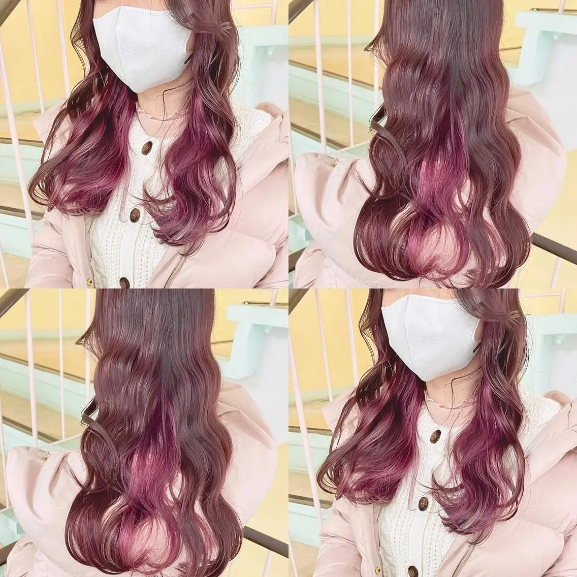 カラー ヘアカラー トリートメント 渋谷:インナーカラー ／🍒エリカ🍒のヘアスタイル