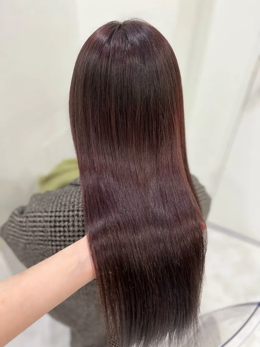ロング カラー ガーリー♡女の子っぽ ヘア♡ピンクカラー♡のヘアスタイル
