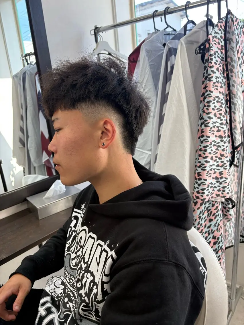 ショート メンズ カット 本間 颯太のヘアスタイル
