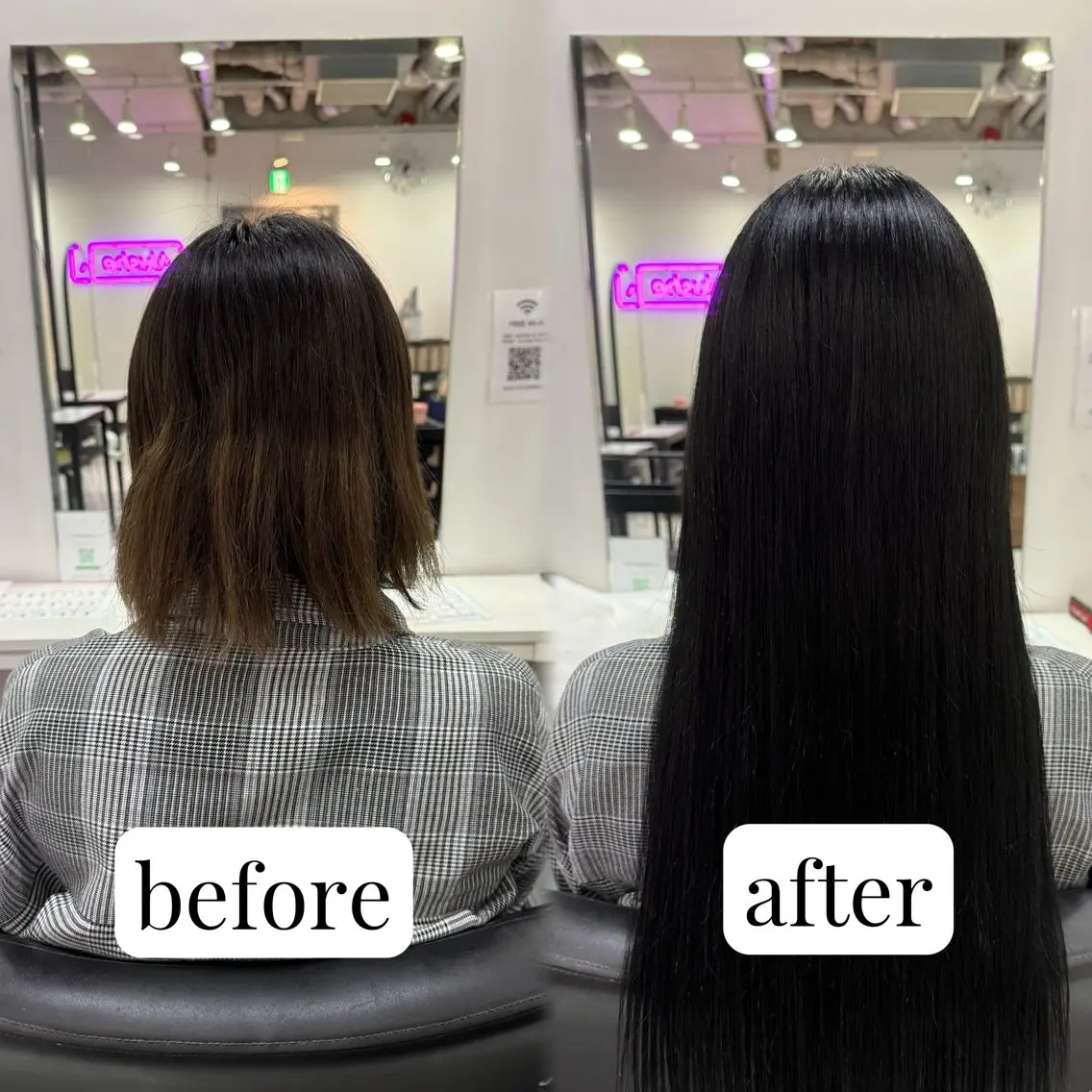 ロング カラー カット ヘアカラー トリートメント エクステ 髪質改善 艶髪矯正 エクステ かいり✂️のヘアスタイル