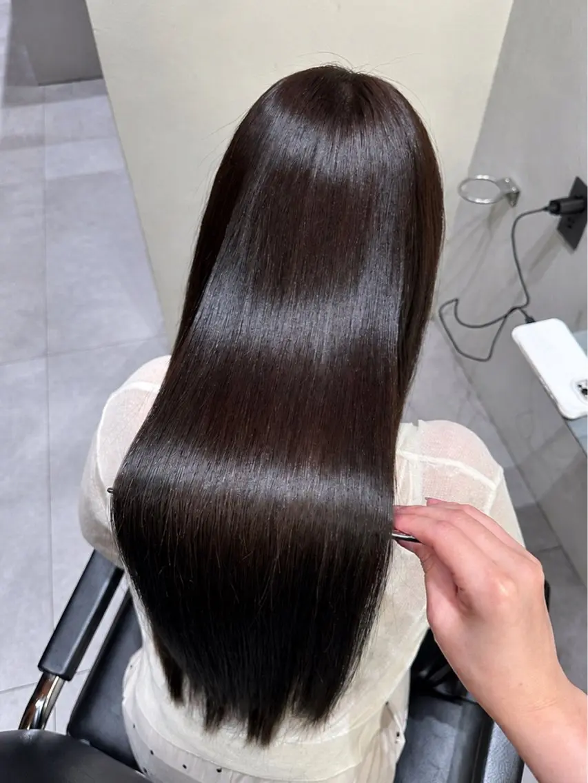ロング トリートメント 酸熱トリートメント kurumi🎀 /髪質改善のヘアスタイル