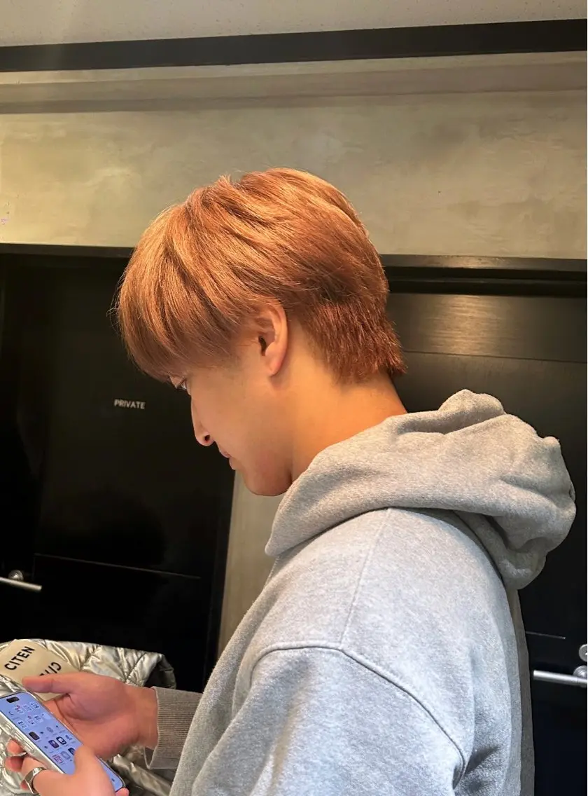 ショート カラー メンズ ヘアカラー タナカ カナ🫧のヘアスタイル