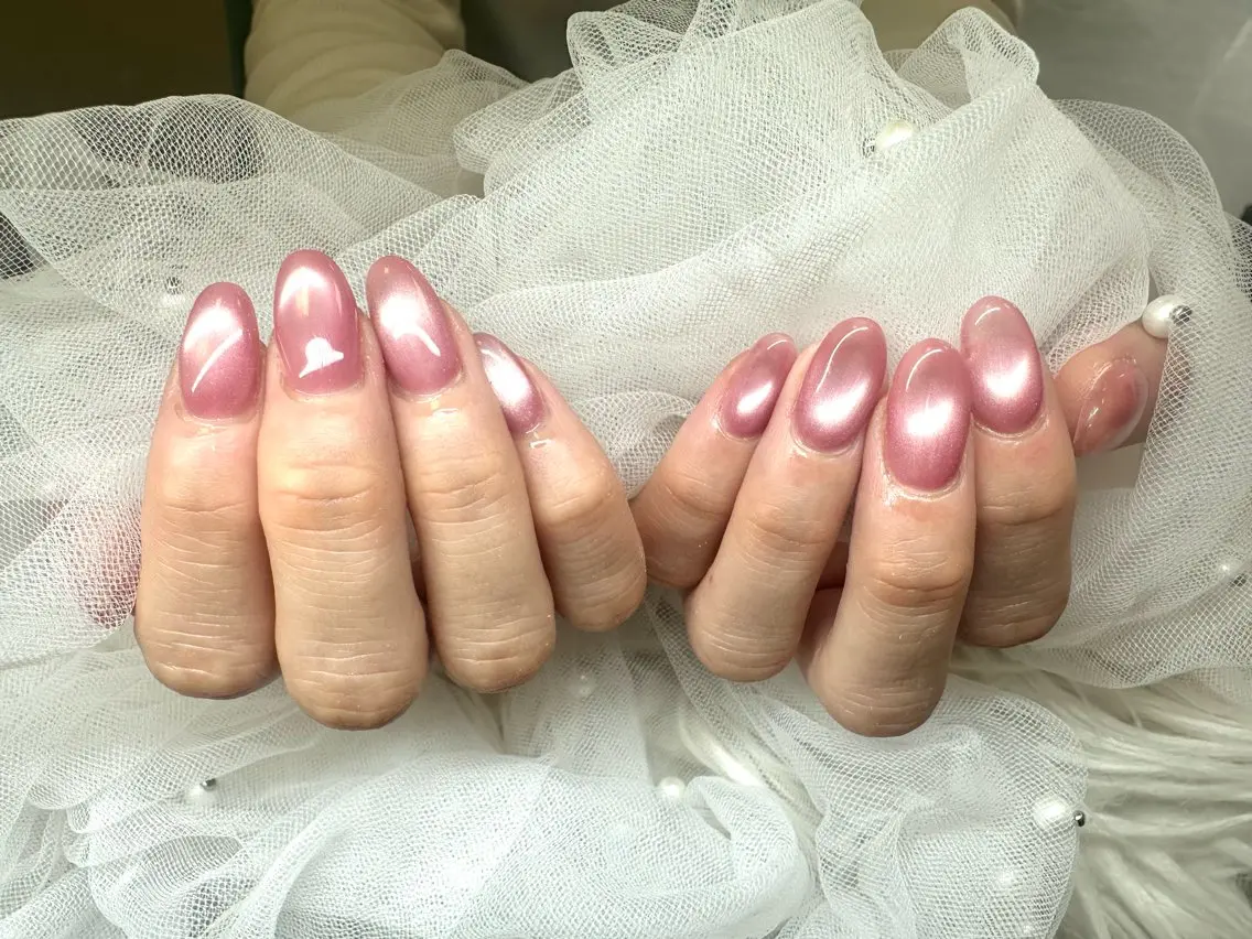 ネイル ピンク ハンドネイル cachette 後藤のネイルデザイン