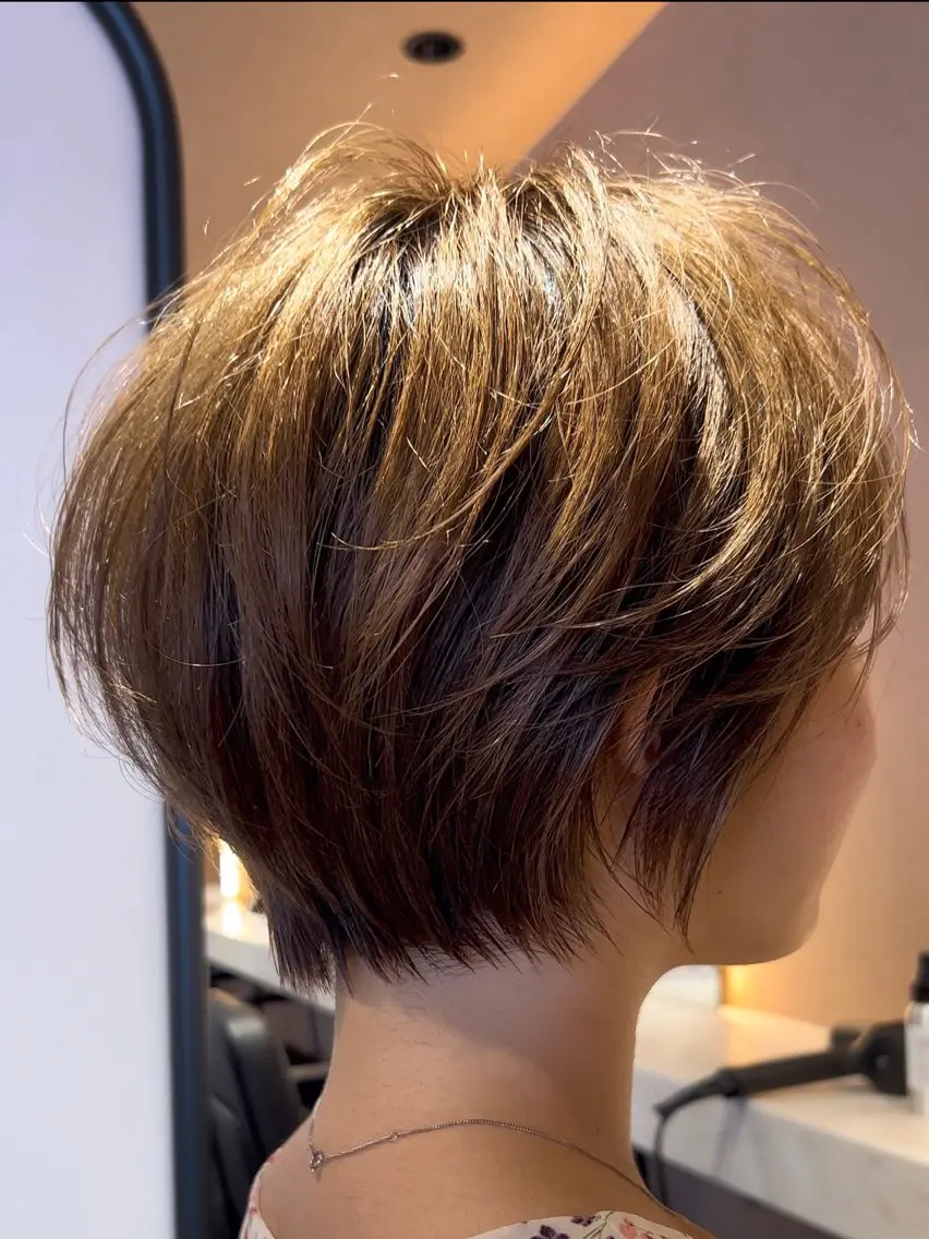 【ボブより短いショートヘア限定】似合わせカット 営業前の施術になりお店の準備が整っていない場合があります。の写真