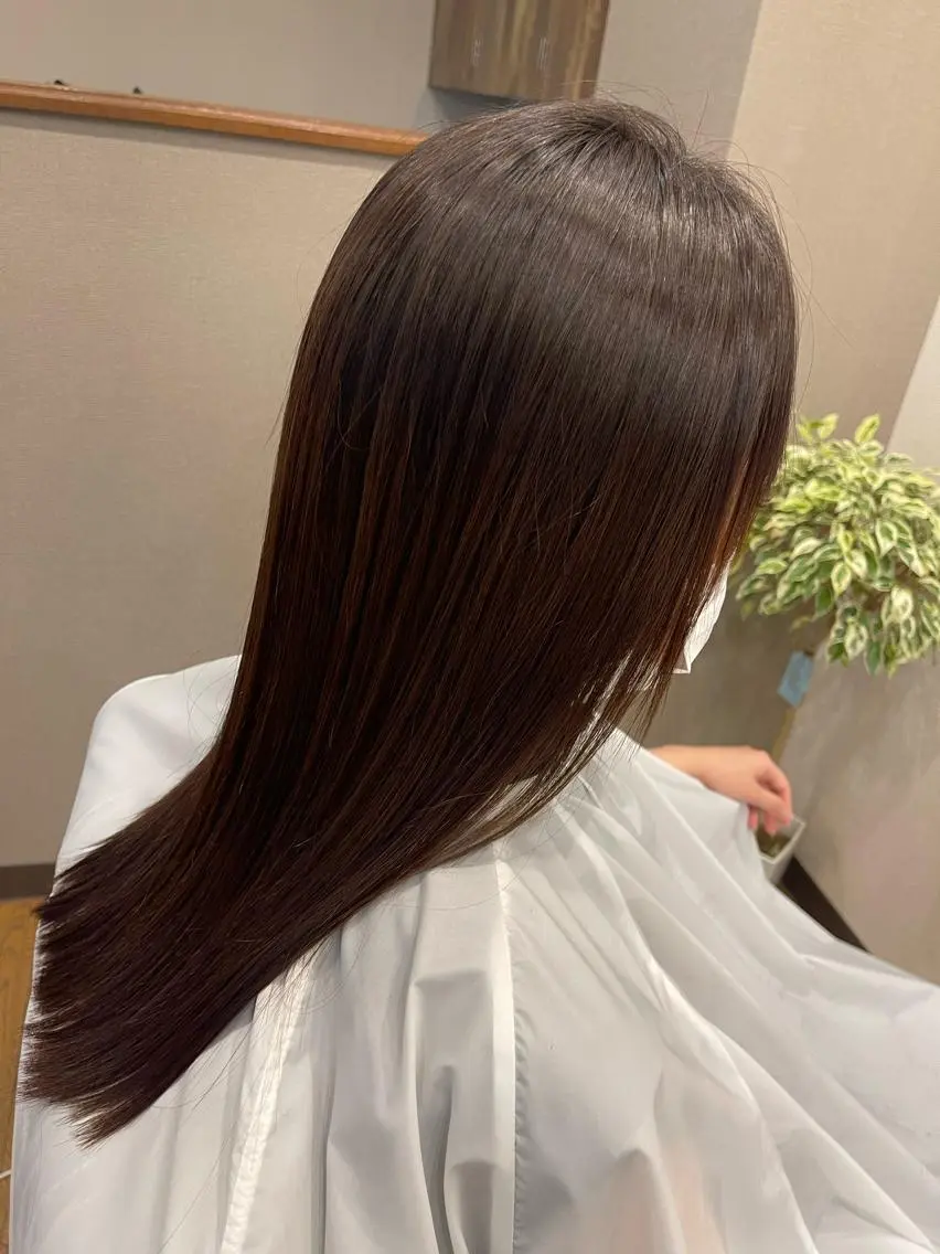 カット+カラー+髪質改善コアミーTR✨️の写真