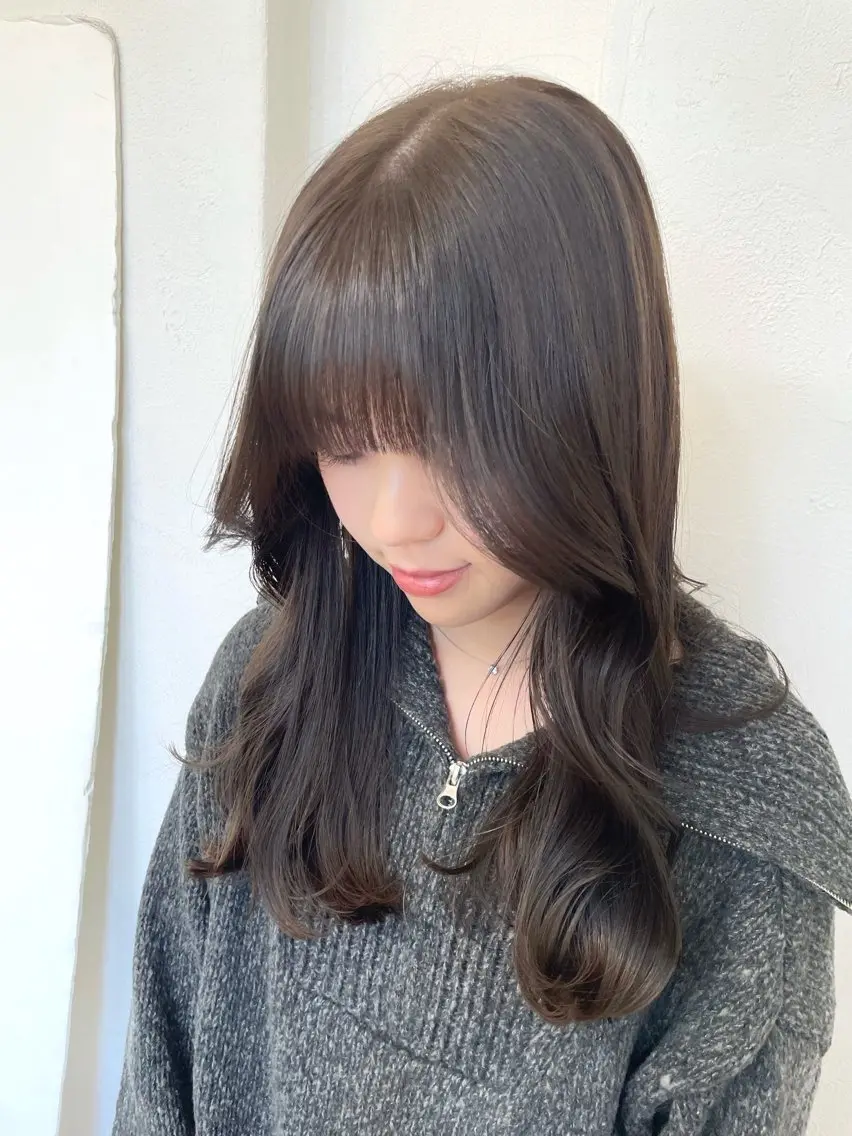 ロング カラー ベージュカラー 🦋透明感 艶カラー Rie🦋のヘアスタイル