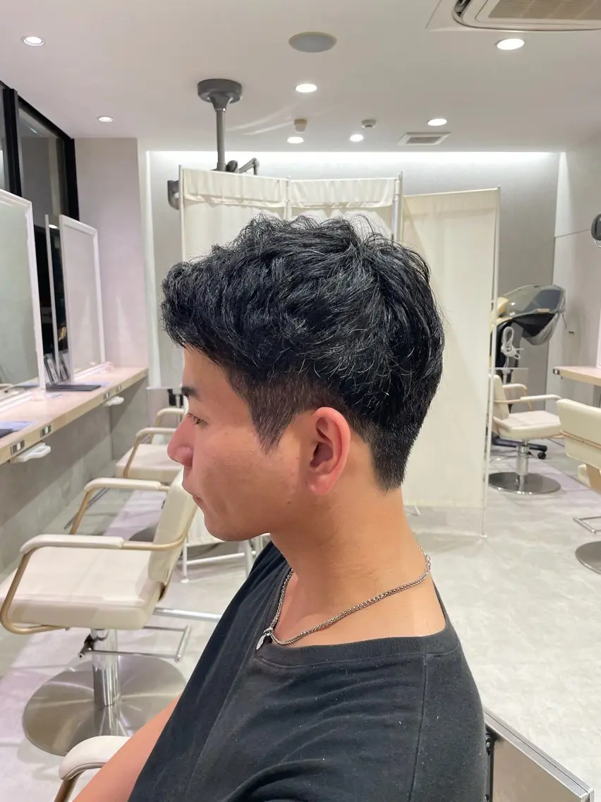 メンズ メンズショート 刈り上げ 川尻 未来のヘアスタイル