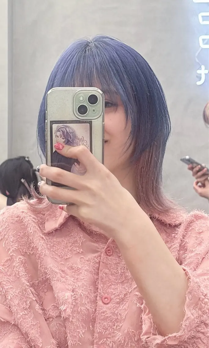 ミディアム ヘアカラー モデル募集【急募】 神田梨世🪼のヘアスタイル