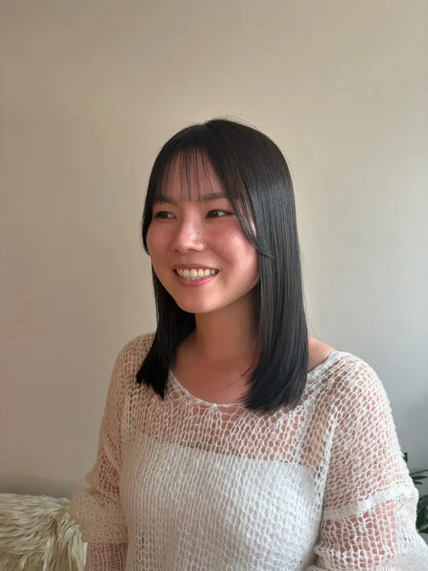 ミディアム 似合わせカット🎀 梅田🤍sayaのヘアスタイル