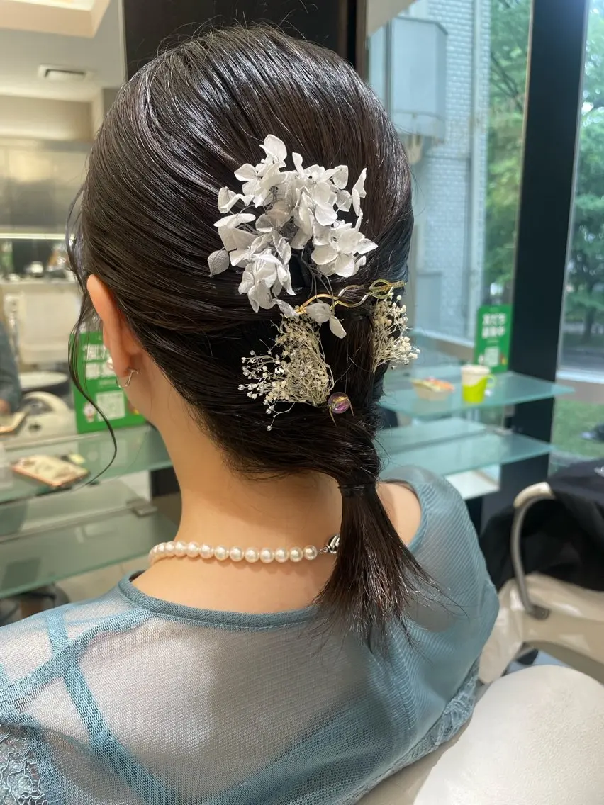 ヘアアレンジ ヘアセット 🧡髪質改善💛 🌸SAKURA🌸のヘアスタイル
