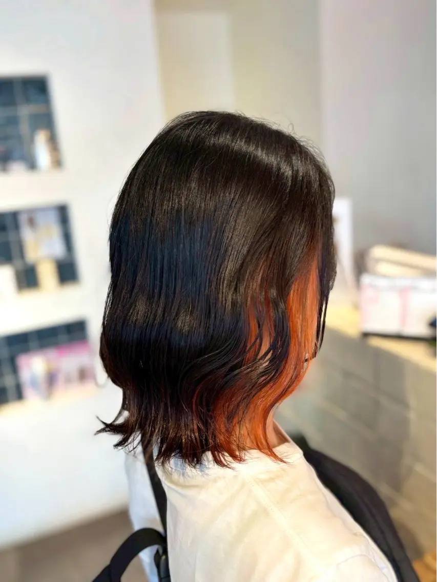 ミディアム ヘアカラー トリートメント 【髪質改善/透明感】 上野 聖斗のヘアスタイル