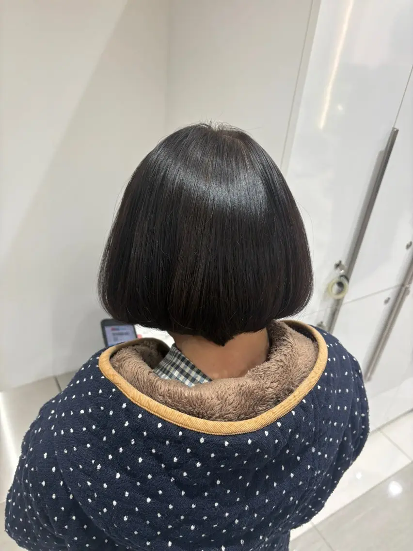 白髪染め(部分染め)➕💎クリスタルトリートメントの写真