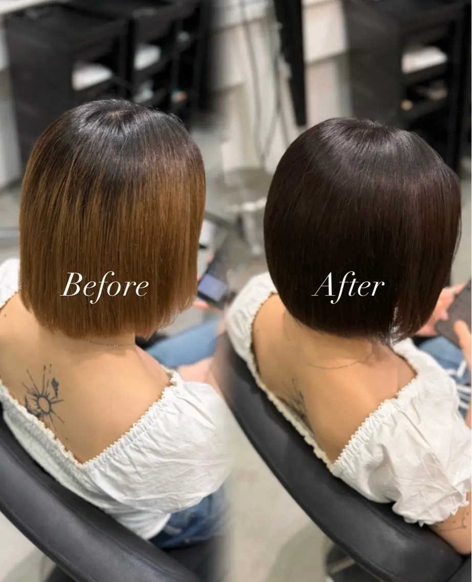 カラー Lapis 福岡大名 AIのヘアスタイル