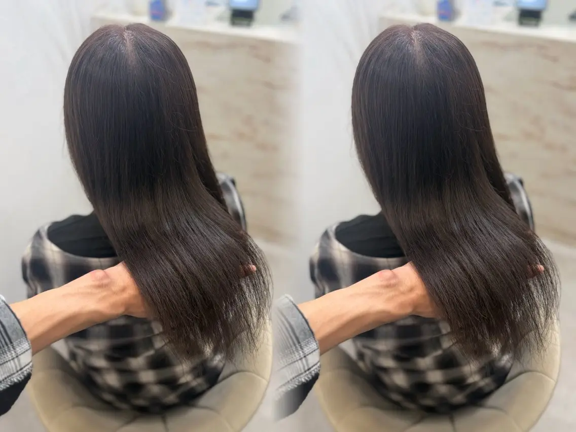 カラー ヘアカラー 🤍りく 透明感カラー/熊谷のヘアスタイル