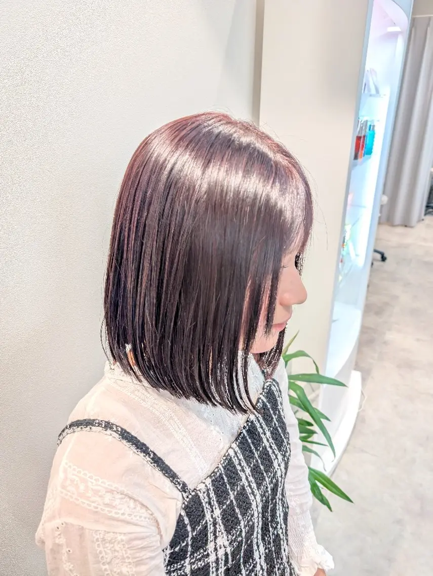 ミディアム カラー 田端みおと🐱 SoZoBridgeのヘアスタイル