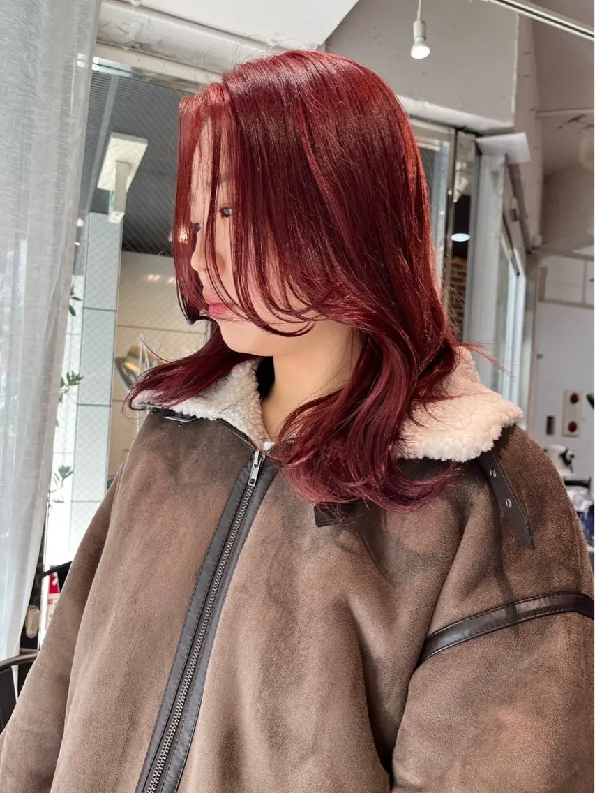 カラー ブリーチ ケアブリーチ ダブルカラー ハイトーンカラー インナーカラー ヘアカラー レイヤー/ボブ /メンズ🪩KAYOのヘアスタイル