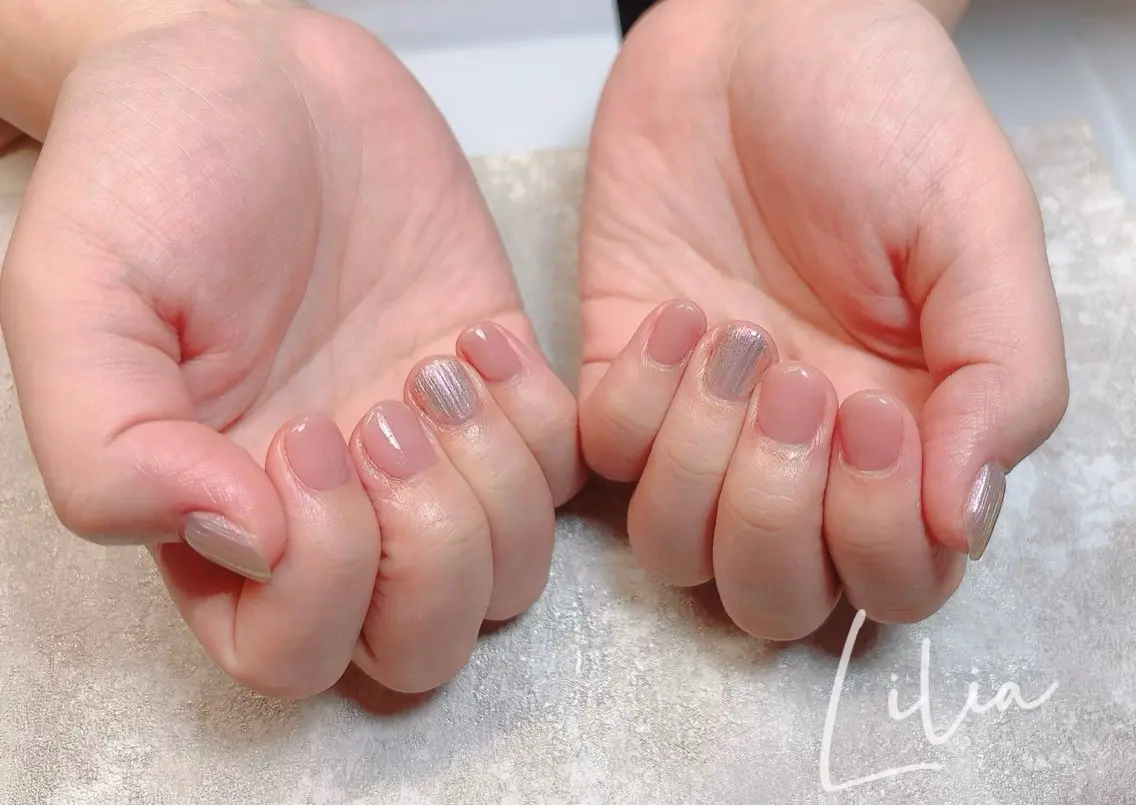 ネイル ショートネイル Lilia💅 Amanoのネイルデザイン