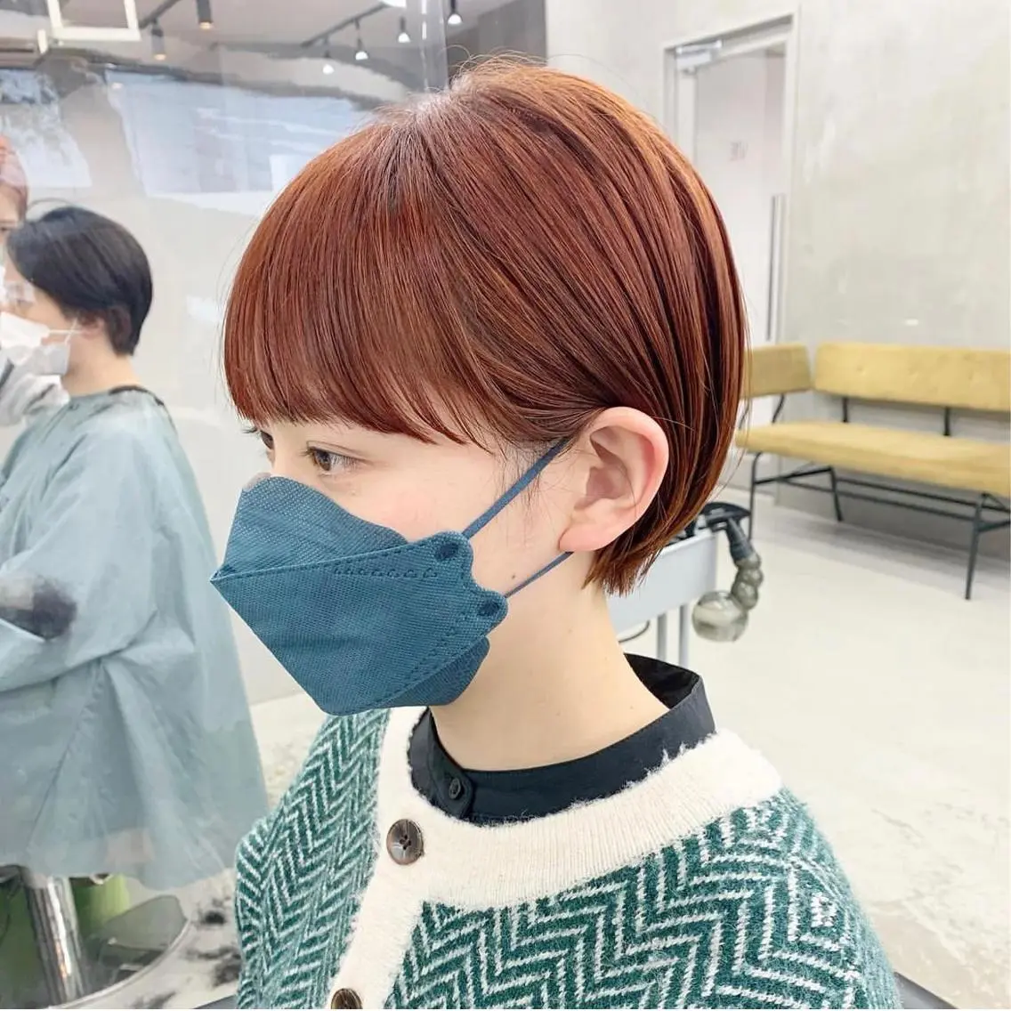 ショート カラー カット ヘアカラー 華 /ショート/ボブのヘアスタイル