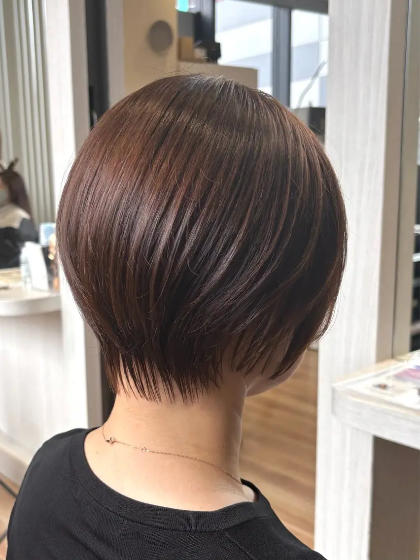 ショート ショートボブ ボブ ショートヘア カット ヘアカラー 杉原 魁/ショート /透明感カラーのヘアスタイル