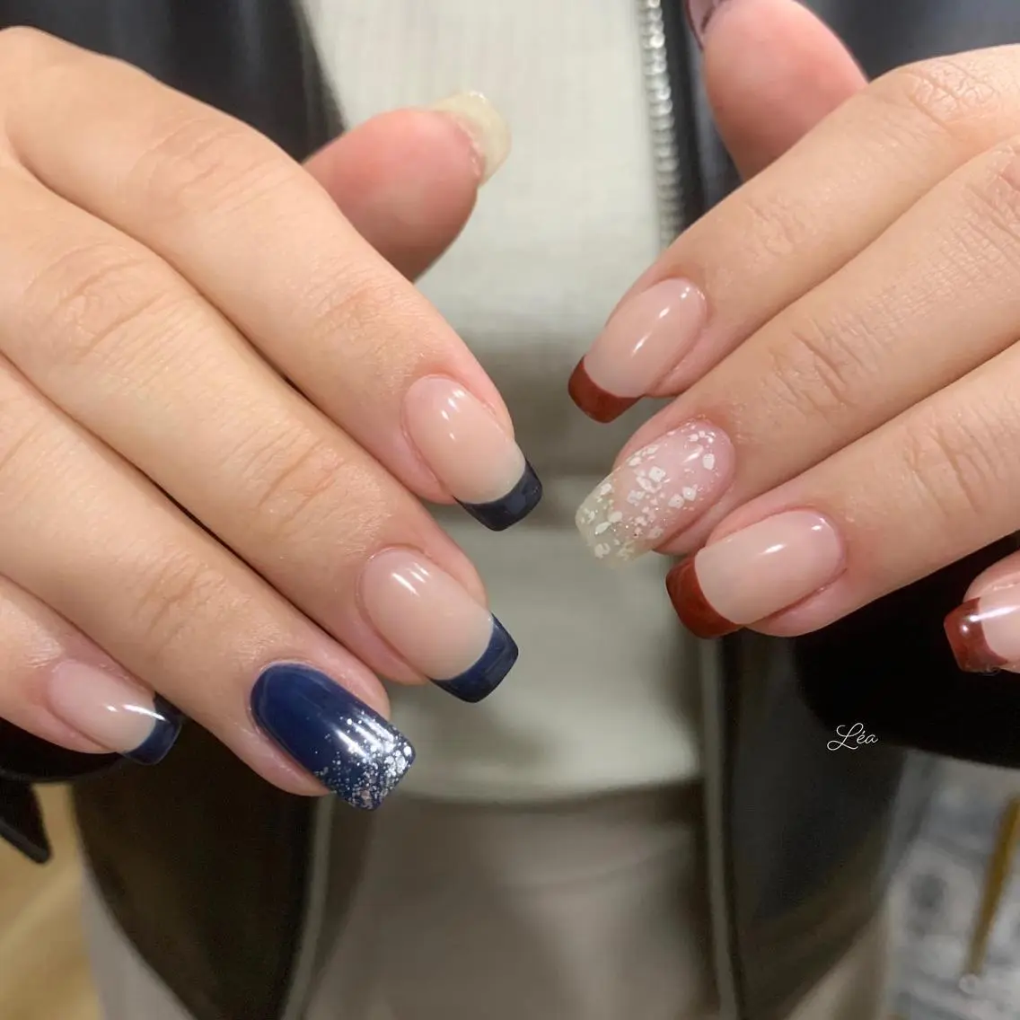 ネイル ジェルネイル 持ち込み パラジェル ソフトジェル Léa nailのネイルデザイン