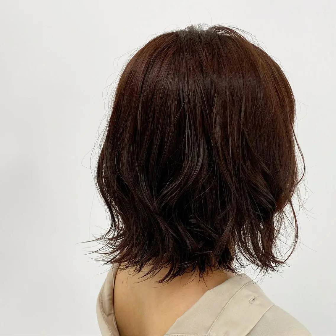 ショート ピンクブラウン 柏メンズパーマ特化 蛯谷 晃裕のヘアスタイル