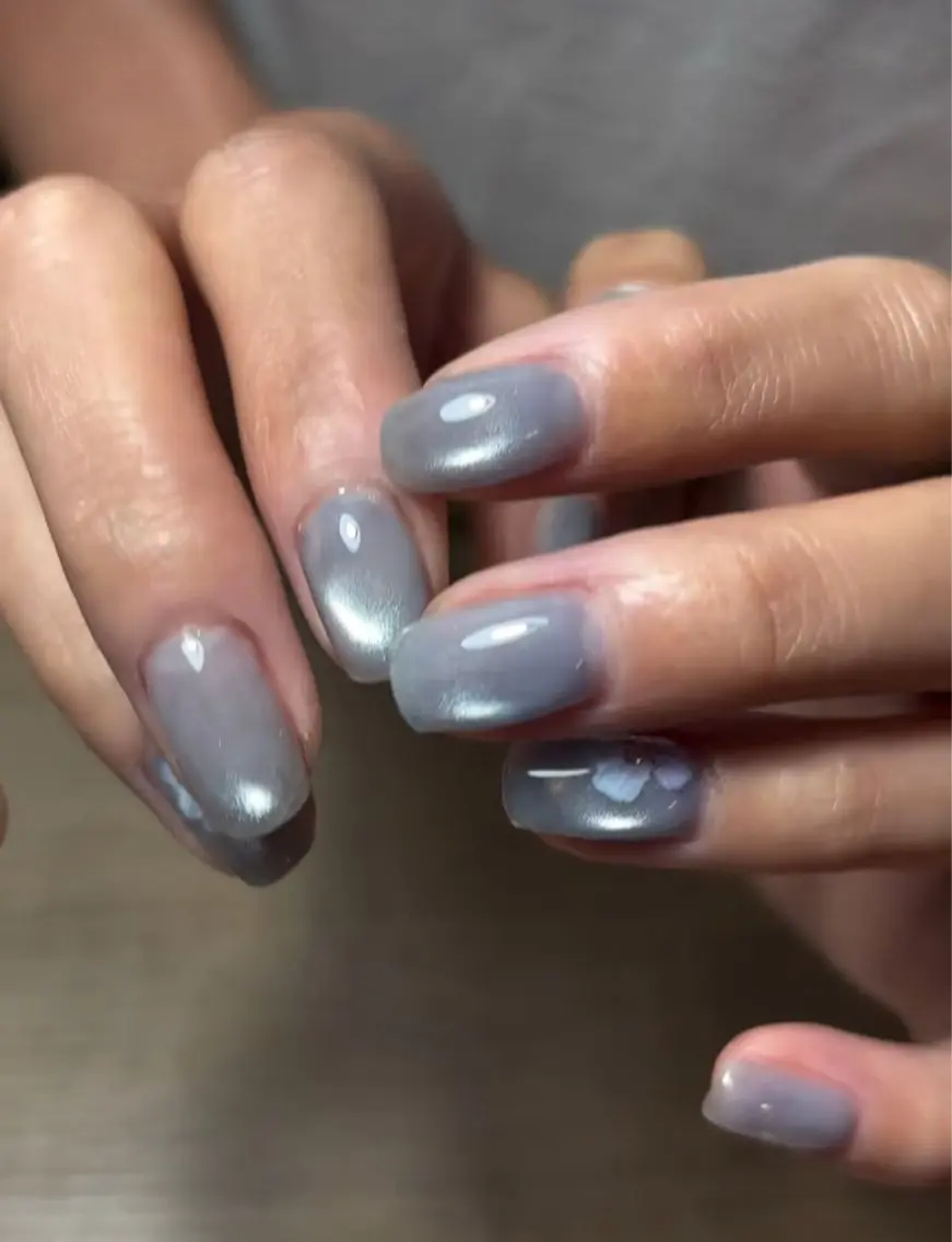 ネイル マグネットネイル ハンドネイル nail salon Éclatのネイルデザイン